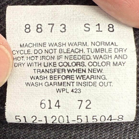 EUC Women's VTG Levi’s 550 Misses Black Relaxed Fit Mom Jeans Stretch | Size 16 - Picture 9 of 9